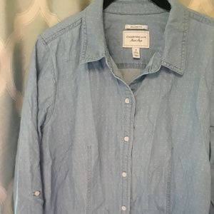 Charter Club Shirt Shop blue shirt